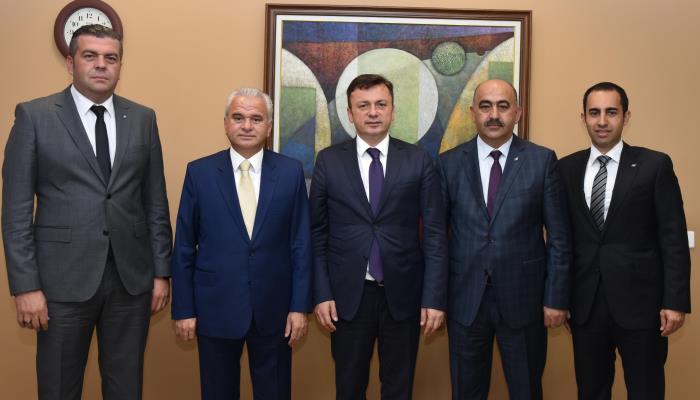 Eskişehir Ticaret Odası (ETO) Başkanı Metin Güler'den Rektör Prof. Dr. Kemal Şenocak'a Tebrik Ziyareti
