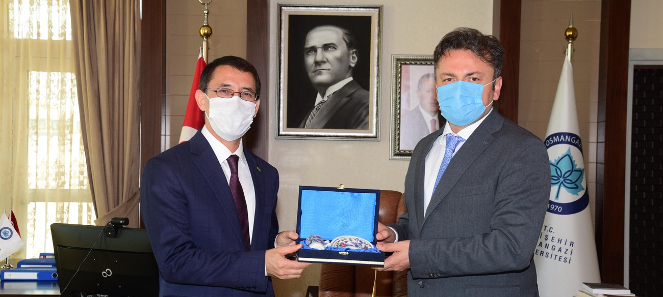 Türkmenistan Büyükelçisinden Üniversitemiz Rektörü Prof. Dr. Kemal Şenocak’a Ziyaret