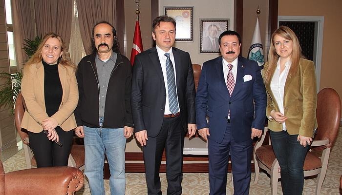 Motif Vakfı Yönetim Kurulu Başkanı M. Zeki Baykal'dan Rektör Prof. Dr. Kemal Şenocak'a Nezaket Ziyareti