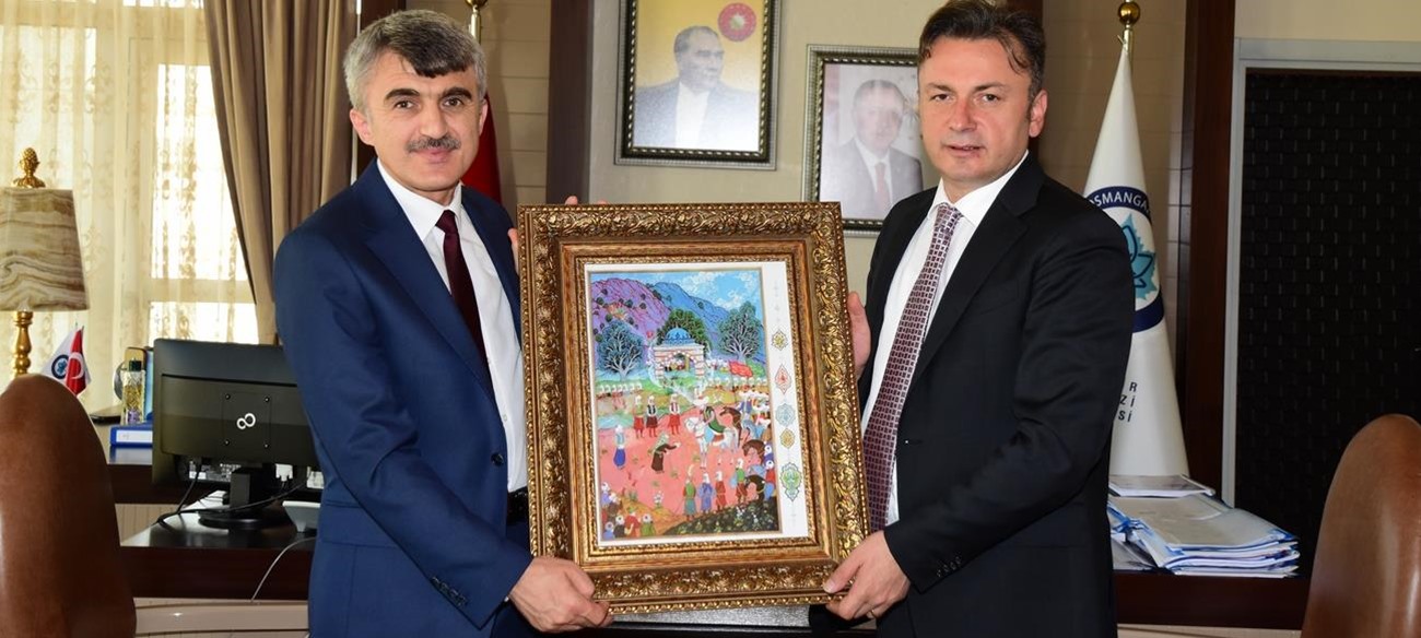 Kütahya Dumlupınar Üniversitesi Rektörü Prof. Dr. Kazım Uysal’dan Rektör Prof. Dr. Kemal Şenocak’a Ziyaret