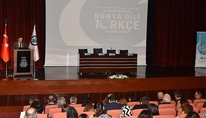 X. Uluslararası Dünya Dili Türkçe Sempozyumu Üniversitemizde Başladı