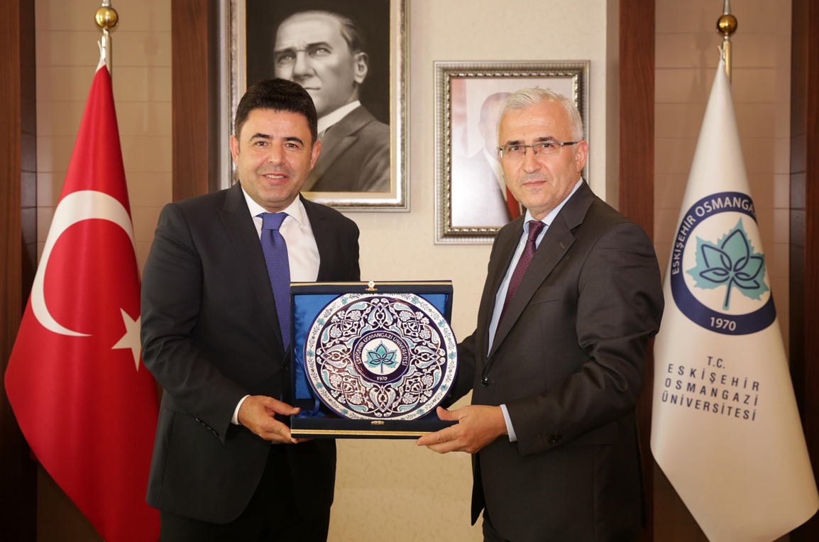 Ulaştırma ve Altyapı Bakanlığı Bakan Yardımcısı Osman Boyraz’dan Rekt&#246;r Prof. Dr. Kamil &#199;olak’a Ziyaret