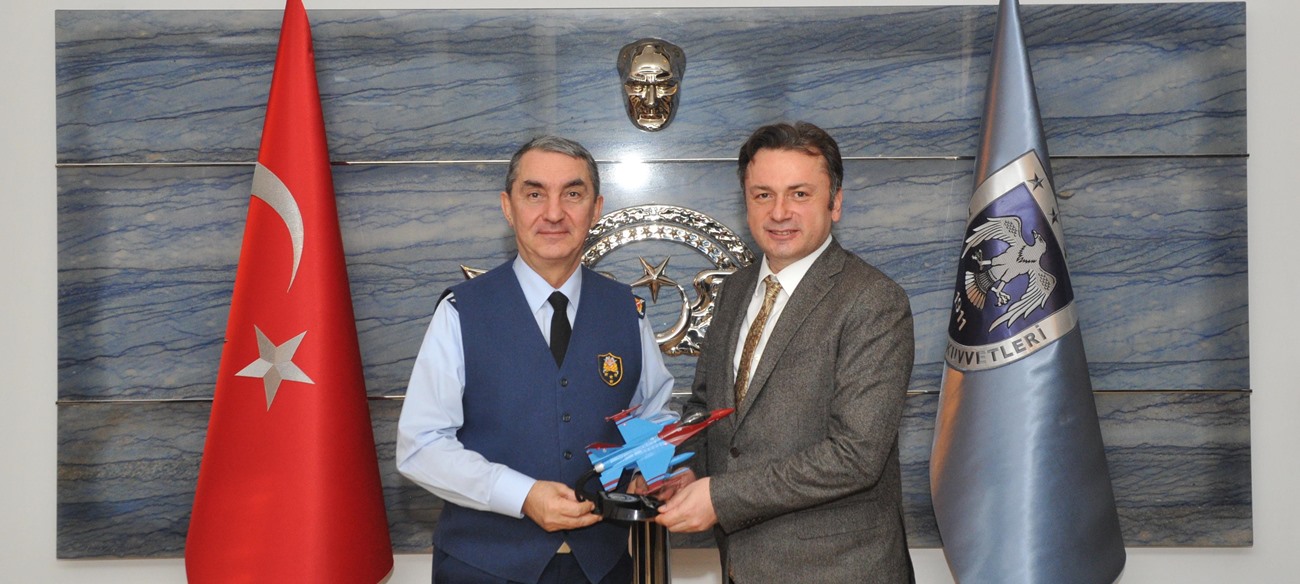 Üniversitemiz Rektörü Prof. Dr. Kemal Şenocak’tan Hava Kuvvetleri Komutanı Hava Orgeneral Hasan Küçükakyüz’e Ziyaret